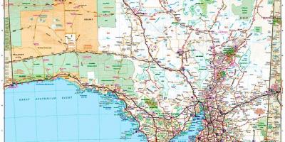 Karta Južne Australije