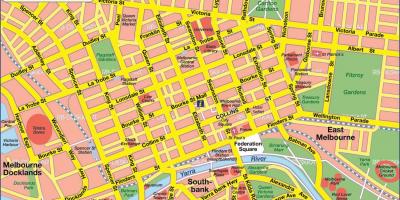 Melbourne karta grada