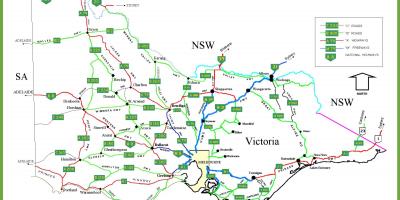 Karta Victoria, Australija