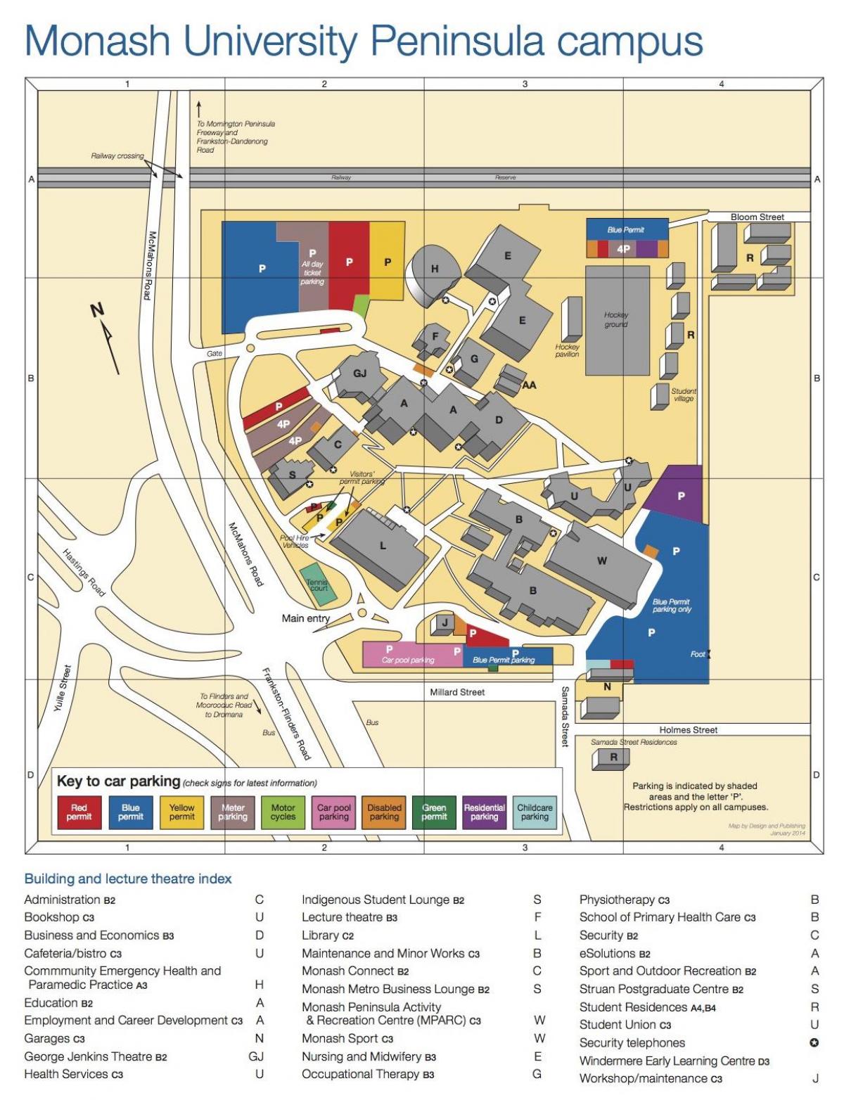 Monash kartu kampusa sveučilišta